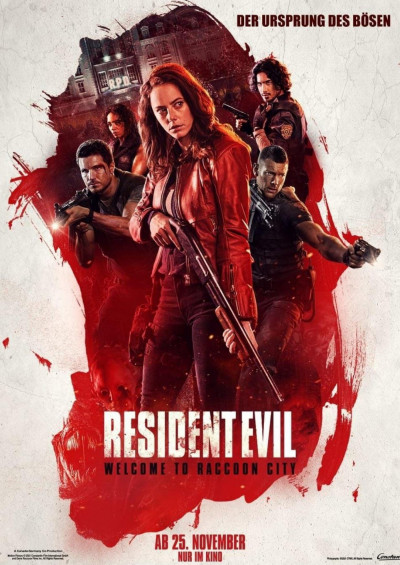 Filmplakat Resident Evil: Welcome to Raccoon City