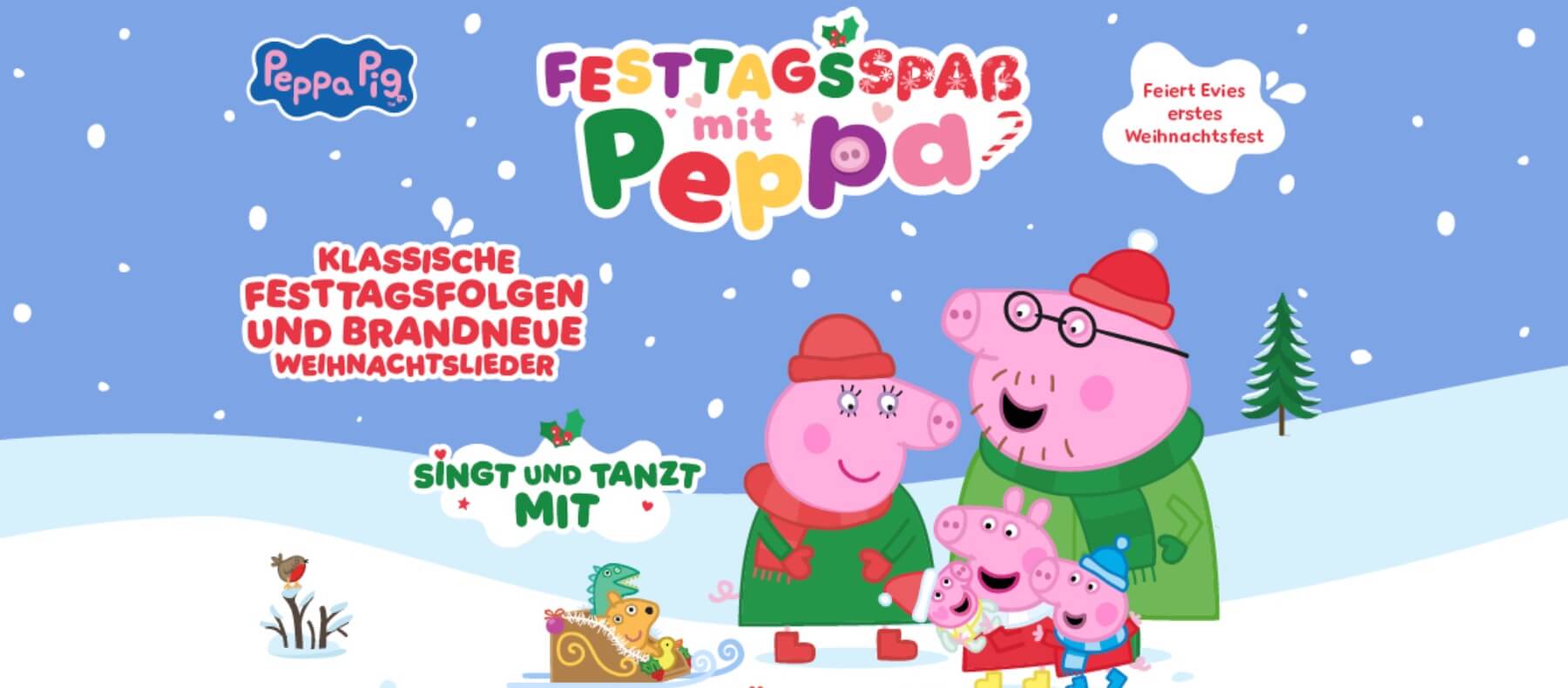 Festtagsspaß mit Peppa - ab 14.11. im Kino